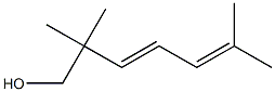 2,2,6-Trimethyl-3,5-heptadien-1-ol Struktur