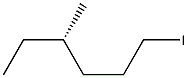 [S,(+)]-1-Iodo-4-methylhexane Struktur