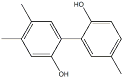 4,5,5'-Trimethyl-1,1'-biphenyl-2,2'-diol Struktur