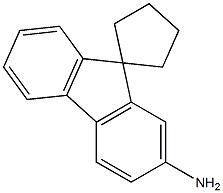 2-Aminospiro[9H-fluorene-9,1'-cyclopentane] Struktur