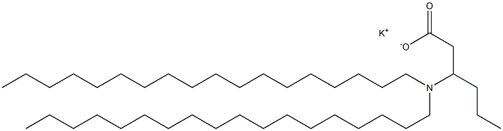 3-(Dioctadecylamino)hexanoic acid potassium salt Struktur