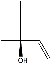 [R,(-)]-3,4,4-Trimethyl-1-pentene-3-ol Struktur