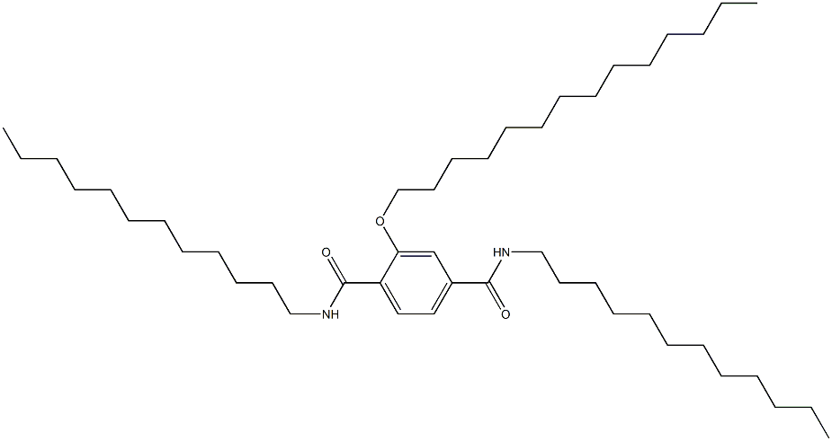 2-(Tetradecyloxy)-N,N'-didodecylterephthalamide Struktur