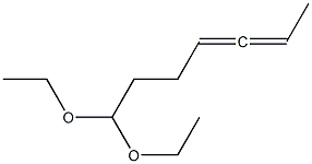 4,5-Heptadienal diethyl acetal Struktur