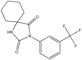 2-[3-(Trifluoromethyl)phenyl]-2,4-diazaspiro[4.5]decane-1,3-dione Struktur