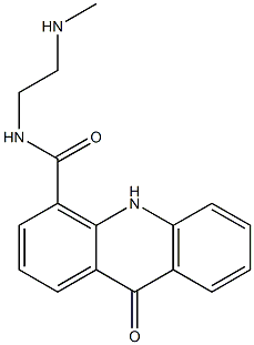 N-[2-(Methylamino)ethyl]-9,10-dihydro-9-oxoacridine-4-carboxamide Struktur