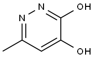 6-Methyl-3,4-pyridazinediol Struktur