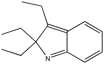 2,2,3-Triethyl-2H-indole Struktur