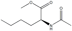 [S,(-)]-2-(Acetylamino)hexanoic acid methyl ester Struktur