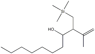 2-Methyl-3-[(trimethylsilyl)methyl]-1-undecen-4-ol Struktur