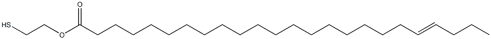 20-Tetracosenoic acid 2-mercaptoethyl ester Struktur