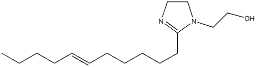 2-(6-Undecenyl)-2-imidazoline-1-ethanol Struktur