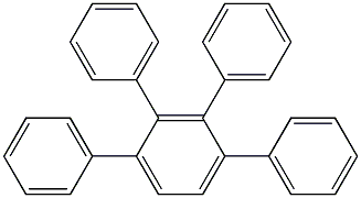 1,2,3,4-Tetraphenylbenzene Struktur