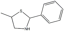 5-Methyl-2-phenylthiazolidine Struktur