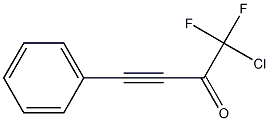 4-Chloro-4,4-difluoro-1-phenyl-1-butyn-3-one Struktur