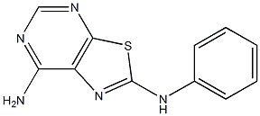 N-Phenylthiazolo[5,4-d]pyrimidine-2,7-diamine Struktur