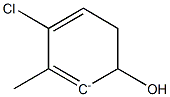 4-Chloro-3-methylphenol anion Struktur