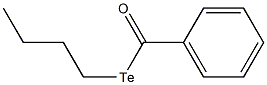 Benzenecarbotelluroic acid Te-butyl ester Struktur