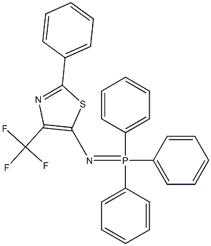 4-(Trifluoromethyl)-2-phenyl-5-[(triphenylphosphoranylidene)amino]thiazole Struktur