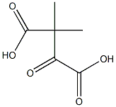 2,2-Dimethyl-3-oxobutanedioic acid Struktur