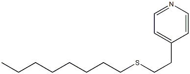 4-(2-Octylthioethyl)pyridine Struktur