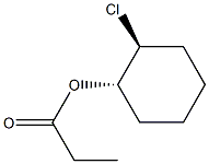 (1S,2S)-2-Chlorocyclohexanol propionate Struktur