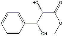 (2S,3R)-2,3-Dihydroxy-3-phenylpropanoic acid methyl ester Struktur