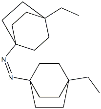 1,1'-[(Z)-Azo]bis[4-ethylbicyclo[2.2.2]octane] Struktur