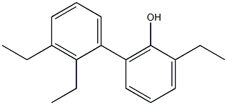 2-Ethyl-6-(2,3-diethylphenyl)phenol Struktur