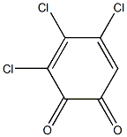 3,4,5-Trichloro-o-benzoquinone Struktur