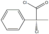 [R,(-)]-2-Chloro-2-phenylpropionic acid chloride Struktur