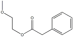 Phenylacetic acid 2-methoxyethyl ester Struktur