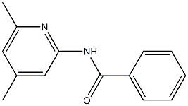 N-(4,6-Dimethyl-2-pyridyl)benzamide Struktur