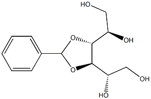 3-O,4-O-Benzylidene-D-glucitol Struktur