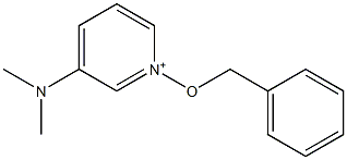 3-(Dimethylamino)-1-(benzyloxy)pyridin-1-ium Struktur