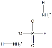 Fluoridophosphoric acid hydrogen ammonium salt Struktur