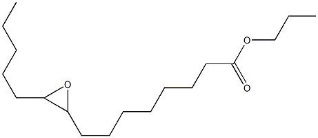 9,10-Epoxypentadecanoic acid propyl ester Struktur