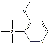 3-(Trimethylsilyl)-4-methoxypyridine Struktur