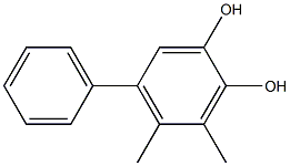 3,4-Dimethyl-5-phenyl-1,2-benzenediol Struktur