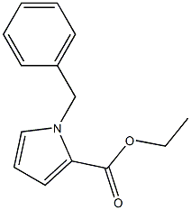 1-Benzyl-1H-pyrrole-2-carboxylic acid ethyl ester Struktur