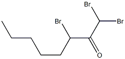 1,1,3-Tribromo-2-octanone Struktur