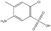 3-Amino-6-chloro-4-methylbenzenesulfonic acid Struktur