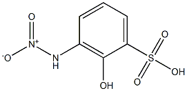 3-Nitro-aminohydroxybenzenesulfonic acid Struktur