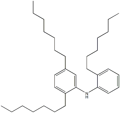 2,2',5'-Triheptyl[iminobisbenzene] Struktur