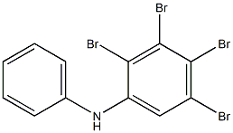 2,3,4,5-Tetrabromophenylphenylamine Struktur