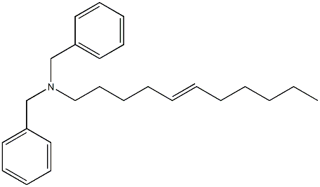 (5-Undecenyl)dibenzylamine Struktur