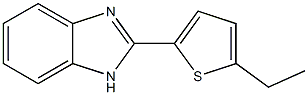 2-(5-Ethylthiophen-2-yl)-1H-benzimidazole Struktur