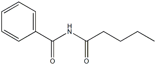 N-Pentanoylbenzamide Struktur