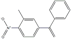 1-Nitro-4-(1-phenylethenyl)-2-methylbenzene Struktur