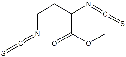 2,4-Bis(isothiocyanato)butyric acid methyl ester Struktur